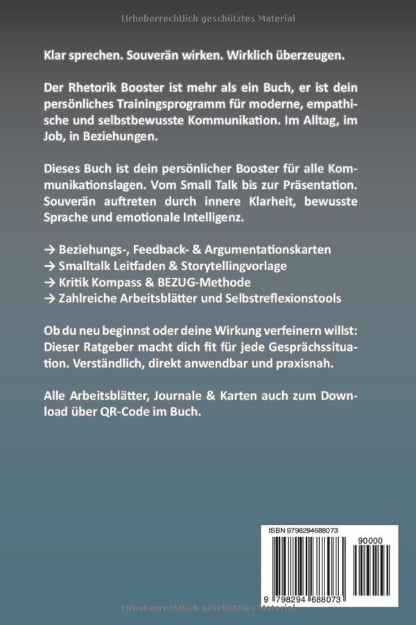 Rhetorik Booster: Das ultimative Rhetorikhandbuch für überzeugende Kommunikation