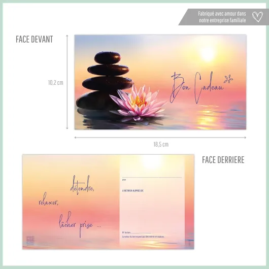 POS BON - 50 bons cadeaux à remplir - formulaires imprimés pour des salons de beauté et d'autres entreprises KS1291F-0-50-V1
