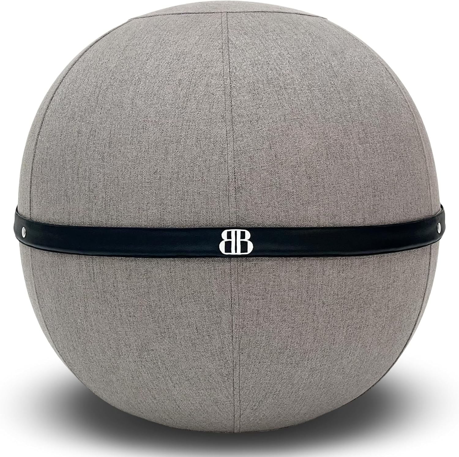 Siège Ballon - Ballon Ergonomique Bureau & Yoga - Chaise Ballon Anti Mal de Dos - Assise Dynamique & Posture Renforcée - Capacité 180Kg - Housse Lavable Anti-Dérapante (Gris)