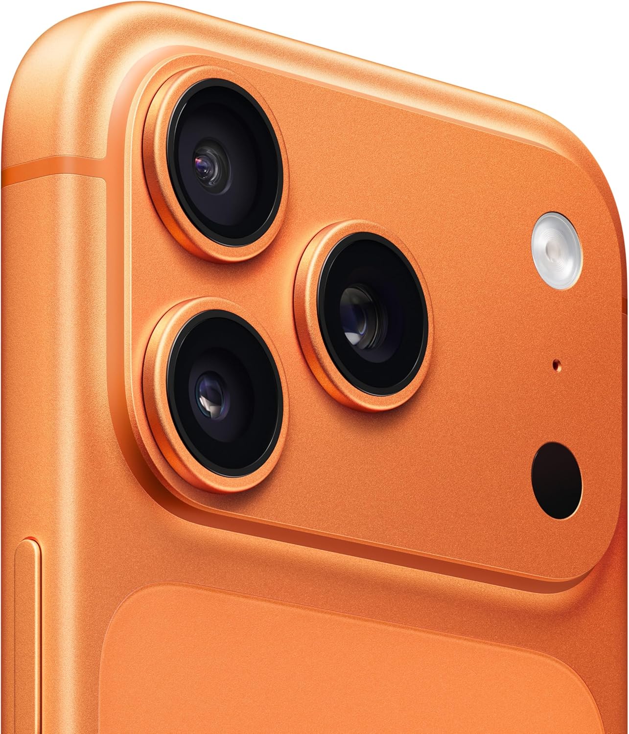 IPhone 17 Pro 256 Go : Écran 6,3 pouces avec ProMotion jusqu’à 120 Hz, Puce A19 Pro, Autonomie prodigieuse, Système caméra Pro Fusion avec caméra avant Center Stage ; Orange cosmique Orange cosmique 256 Go